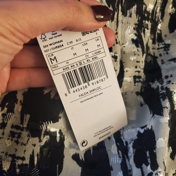 Mango Print Midi Skirt - Picture 7 of 7